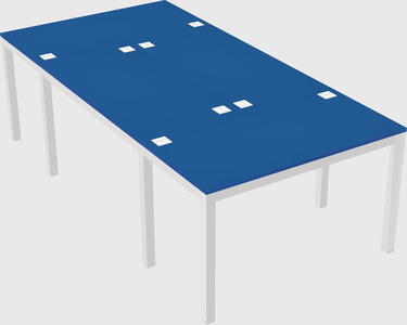 Shared office desks