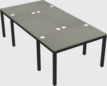 Shared office desks