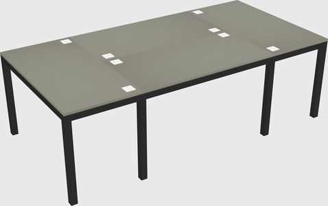 Shared office desks