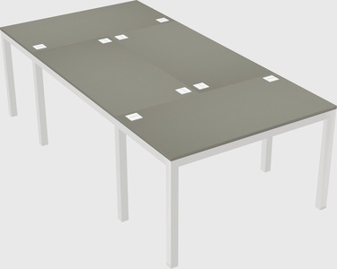 Shared office desks