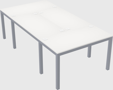 Shared office desks