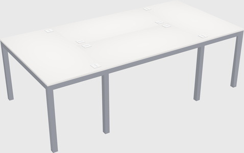 Shared office desks