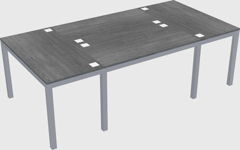 Shared office desks
