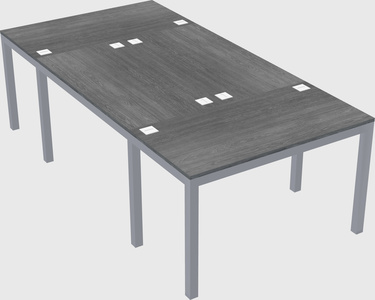 Shared office desks