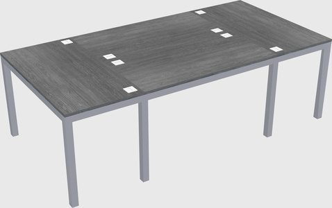 Shared office desks