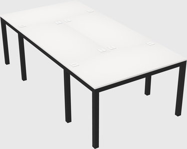 Shared office desks