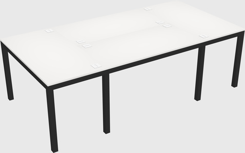 Shared office desks