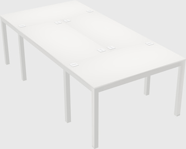 Shared office desks