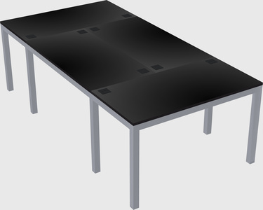 Shared office desks