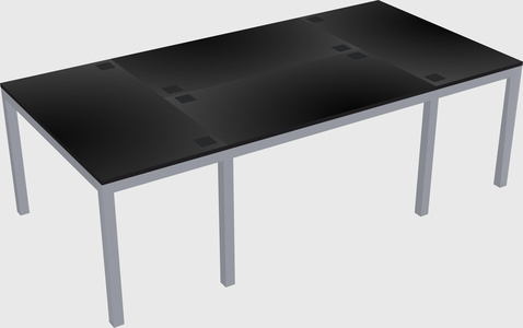 Shared office desks