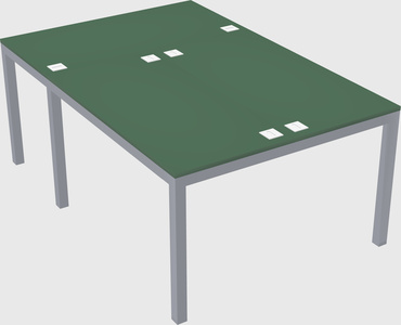Shared office desks