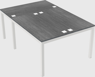 Shared office desks