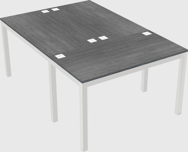 Shared office desks