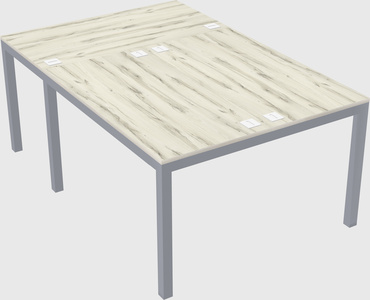Shared office desks