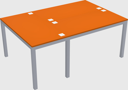 Shared office desks