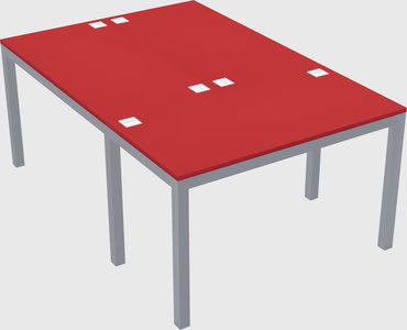 Shared office desks