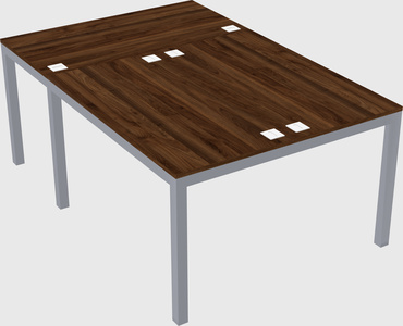 Shared office desks