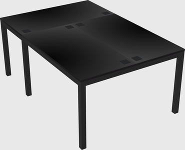 Shared office desks