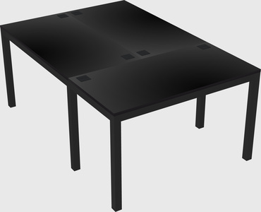 Shared office desks