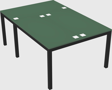 Shared office desks