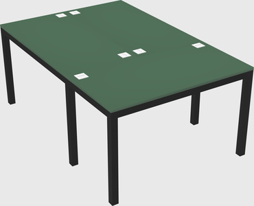 Shared office desks