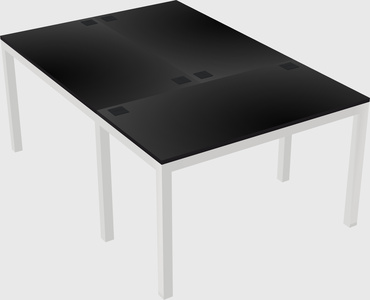 Shared office desks
