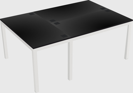 Shared office desks