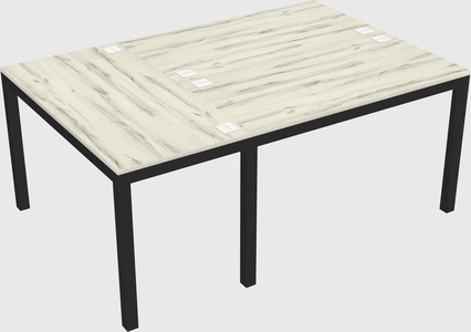 Shared office desks