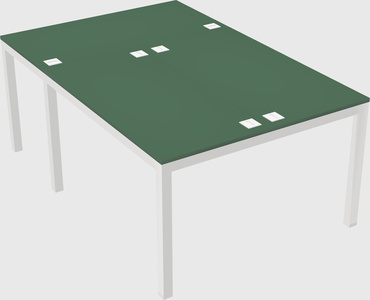 Shared office desks