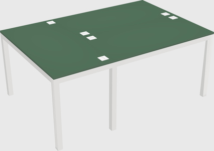 Shared office desks