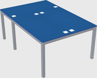 Shared office desks
