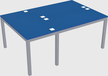 Shared office desks
