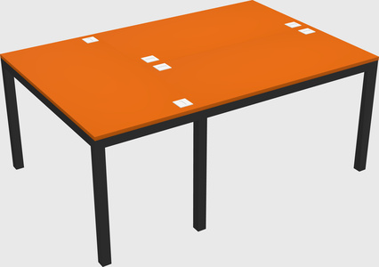 Shared office desks