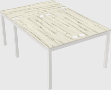 Shared office desks