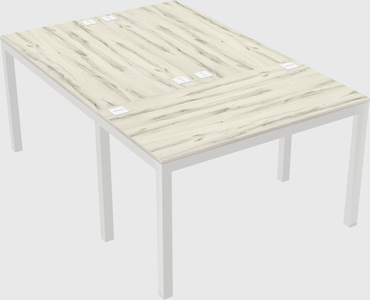 Shared office desks
