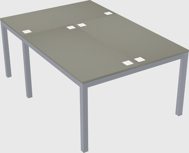 Shared office desks