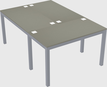 Shared office desks