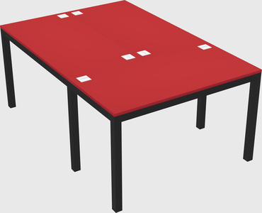 Shared office desks