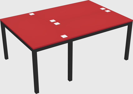 Shared office desks