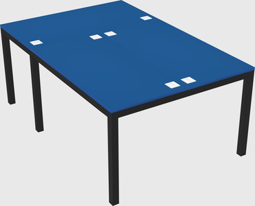 Shared office desks