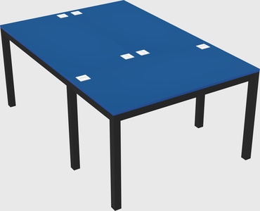 Shared office desks