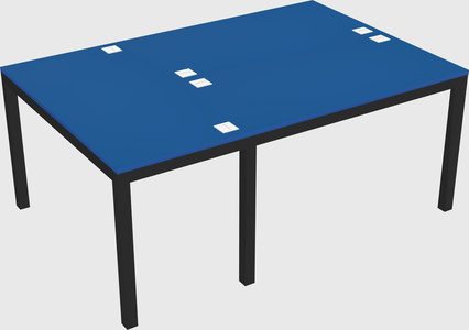 Shared office desks