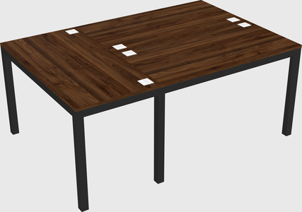 Shared office desks