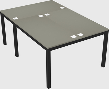Shared office desks
