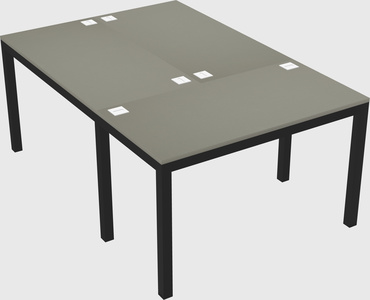 Shared office desks