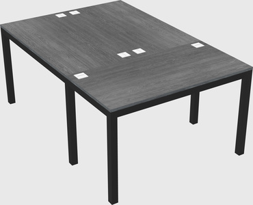 Shared office desks