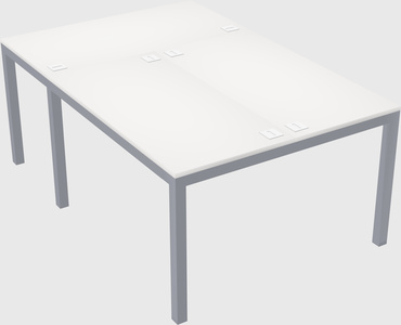 Shared office desks