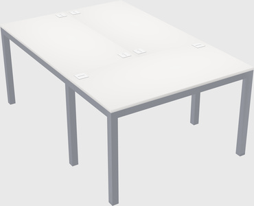 Shared office desks
