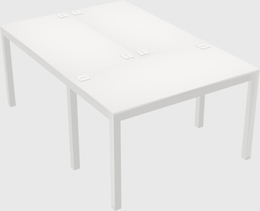 Shared office desks