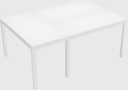 Shared office desks